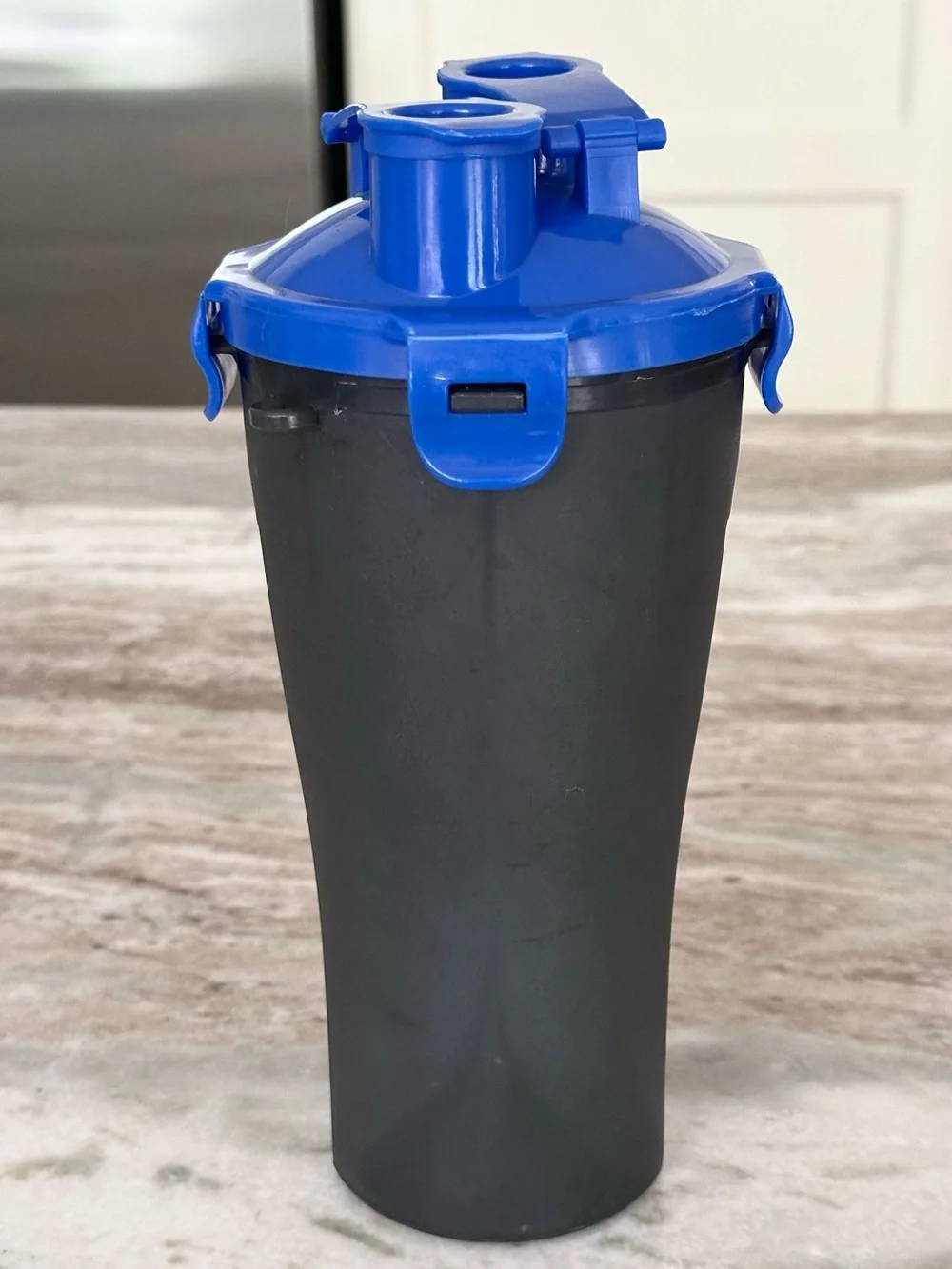 Hydra Cup Dual Shaker - Made in the USA Travel Multi Compartment Workout Bottle